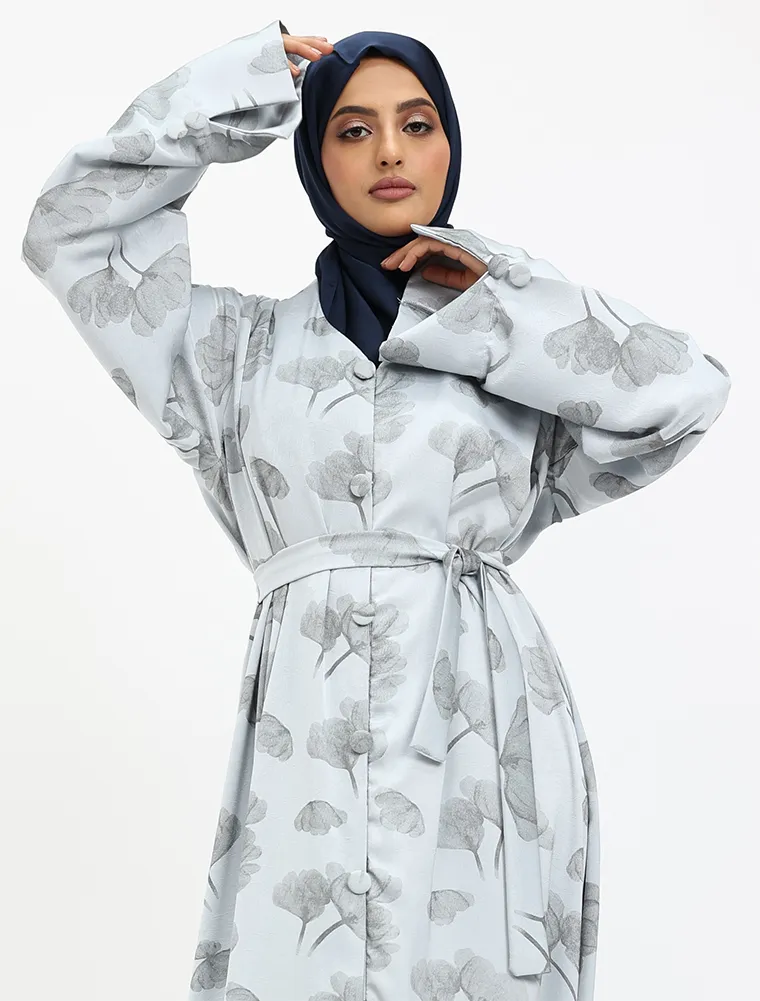 Blue Rasha Abaya
